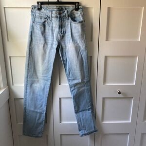American Eagle Men’s Original Straight Flex Light Wash Jeans Size 30 x 34